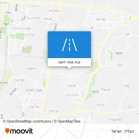 מפת הגליל