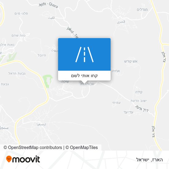 מפת הארז