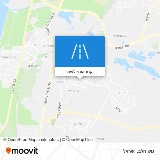 מפת גוש חלב