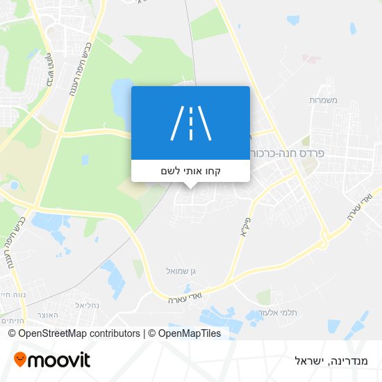 מפת מנדרינה