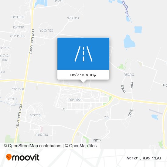 מפת נעמי שמר