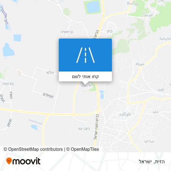 מפת הזית