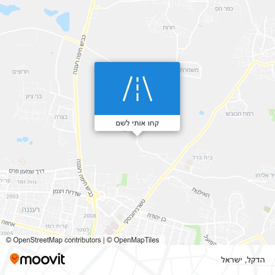 מפת הדקל