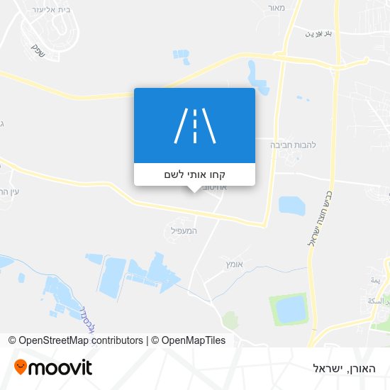 מפת האורן