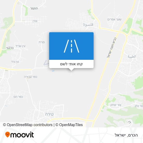 מפת הכרם