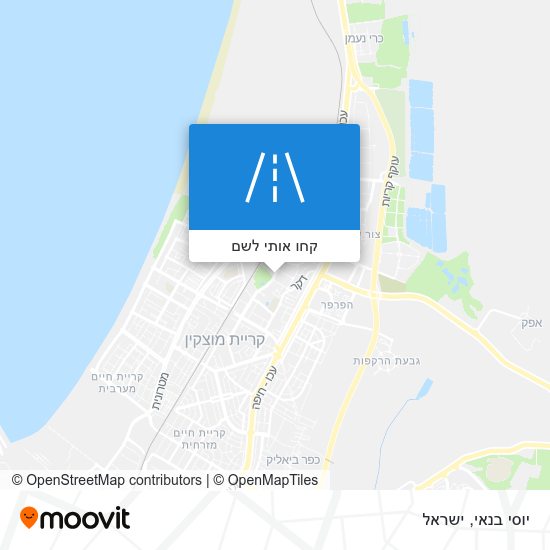 מפת יוסי בנאי