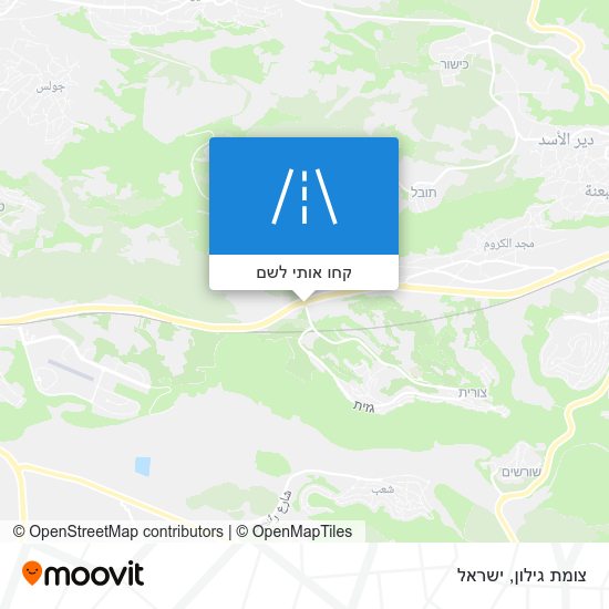 מפת צומת גילון