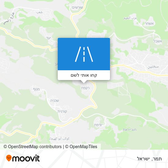 מפת תמר