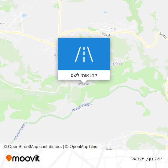 מפת יפה נוף