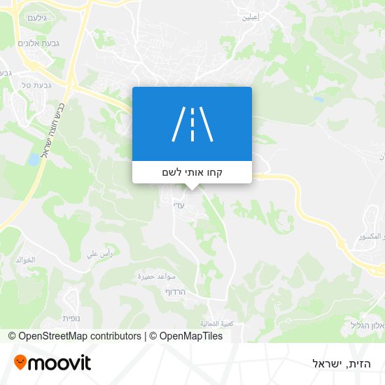 מפת הזית