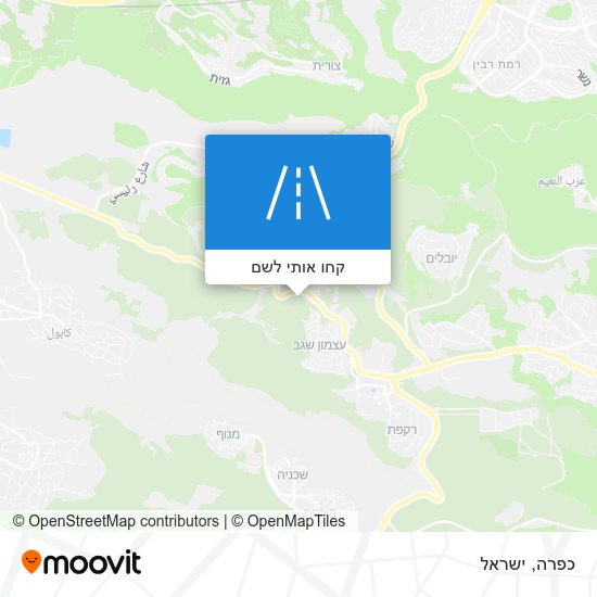 מפת כפרה