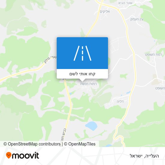 מפת העלייה