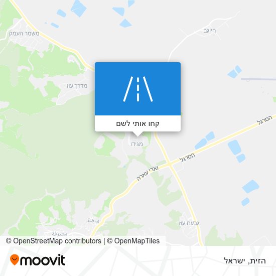 מפת הזית