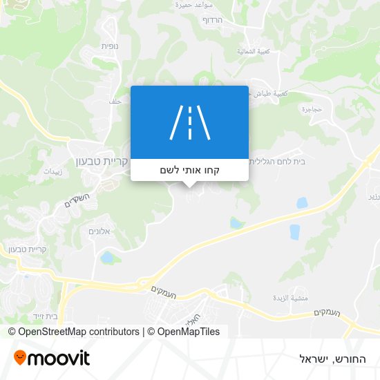מפת החורש