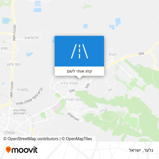 מפת גלעד