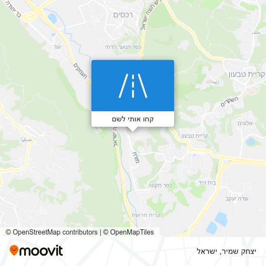 מפת יצחק שמיר