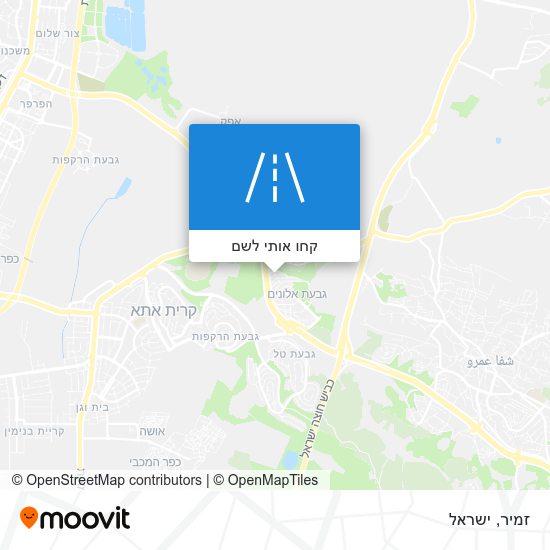 מפת זמיר