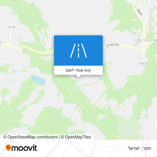 מפת תמר