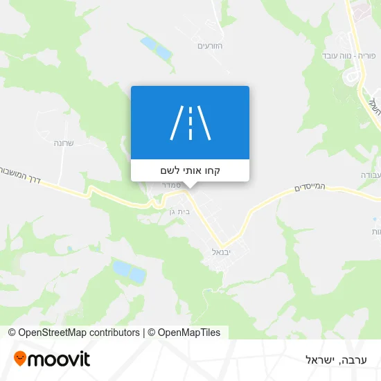 מפת ערבה