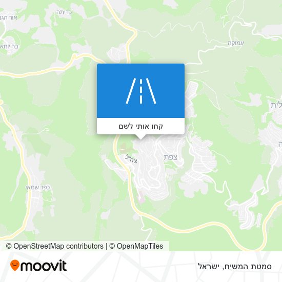 מפת סמטת המשיח