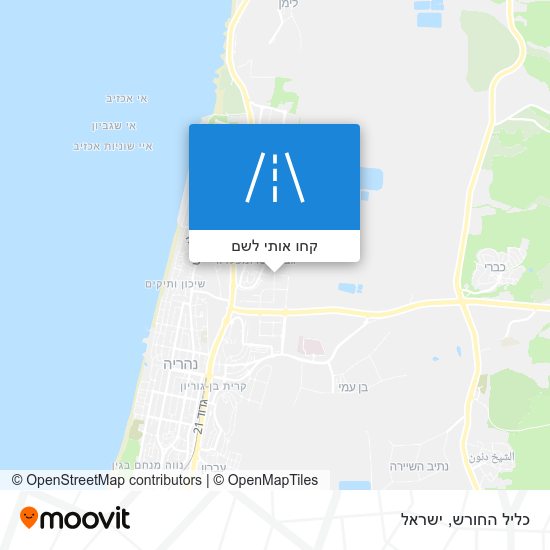 מפת כליל החורש