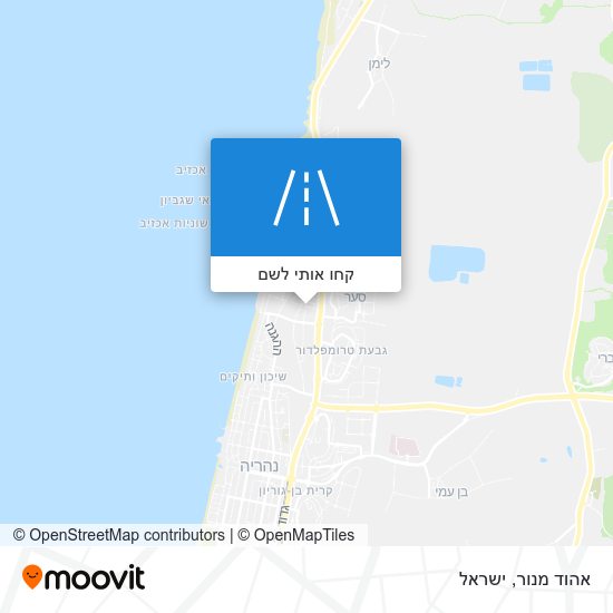 מפת אהוד מנור