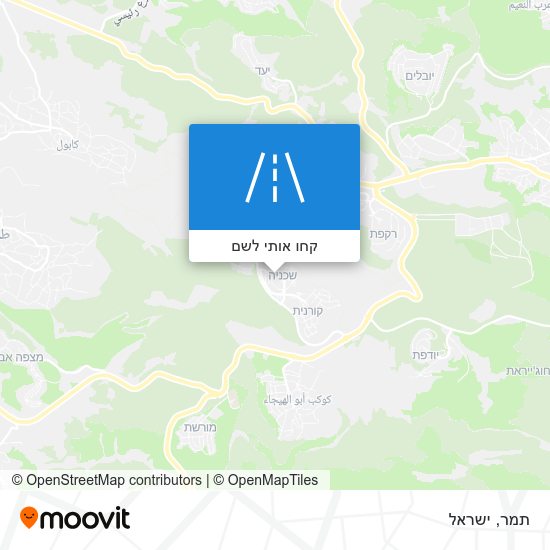 מפת תמר