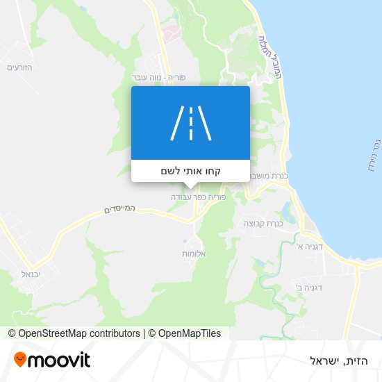 מפת הזית
