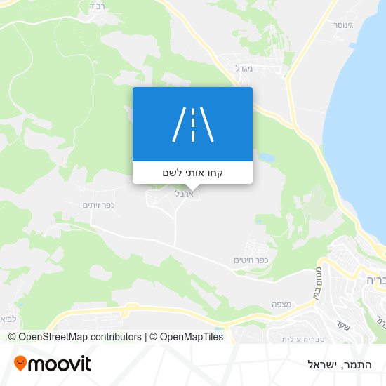 מפת התמר
