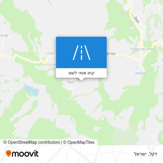 מפת דקל