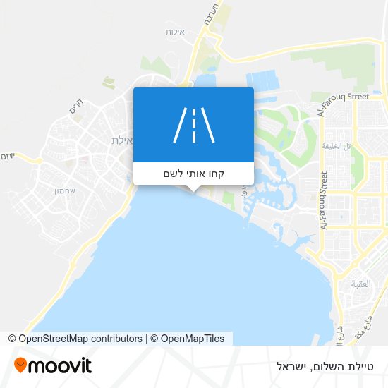מפת טיילת השלום