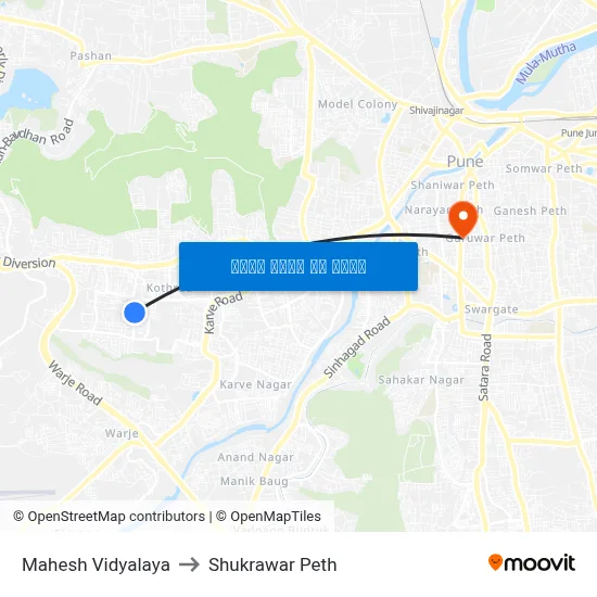 महेश विद्यालय to शुक्रवार पेठ map