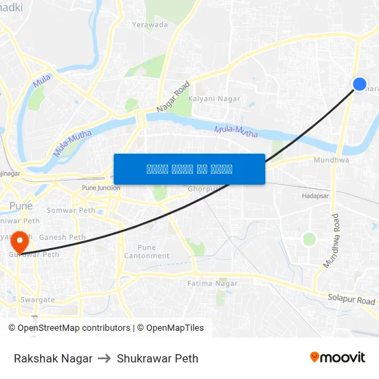 रक्षक नगर to शुक्रवार पेठ map