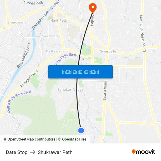 दाते स्टॉप to शुक्रवार पेठ map