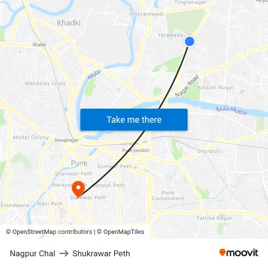 Nagpur Chal to Shukrawar Peth map