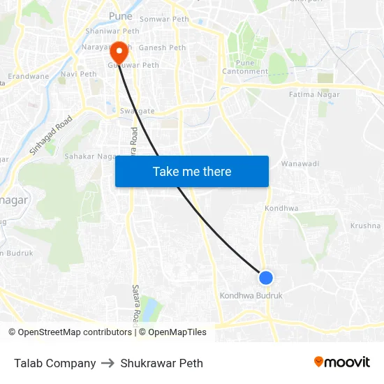 तलाब कंपनी to शुक्रवार पेठ map