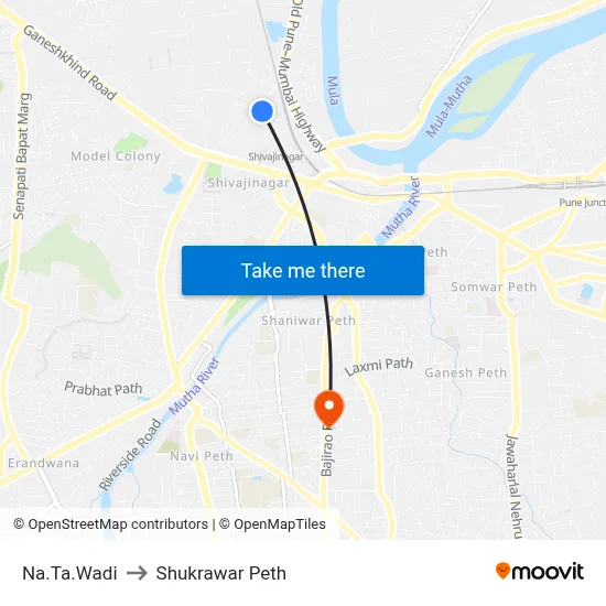 Na.Ta.Wadi to Shukrawar Peth map