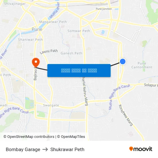 बॉम्बे गैरेज to शुक्रवार पेठ map