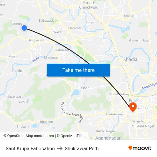 संत कृपा फैब्रिकेशन to शुक्रवार पेठ map