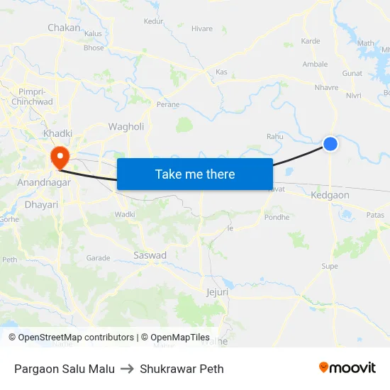 परगांव सालू मालू to शुक्रवार पेठ map