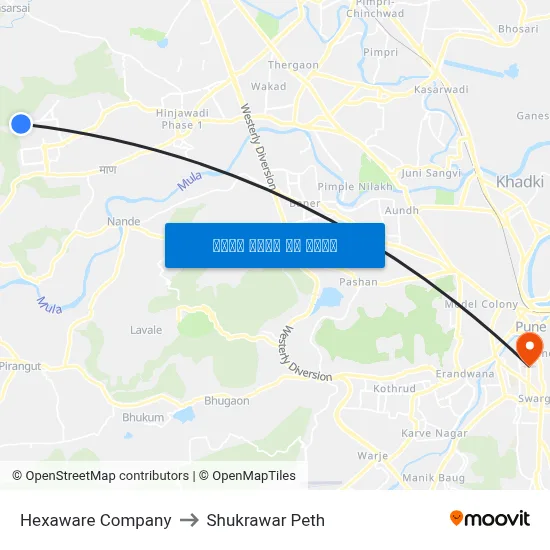 हेक्सावेयर कंपनी to शुक्रवार पेठ map