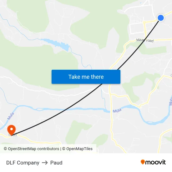 डीएलएफ कंपनी to पौड map