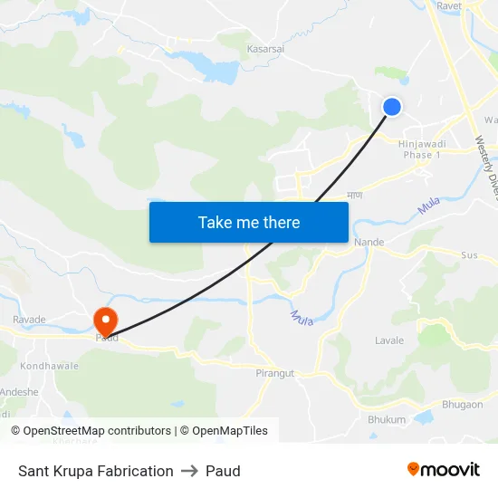 संत कृपा फैब्रिकेशन to पौड map