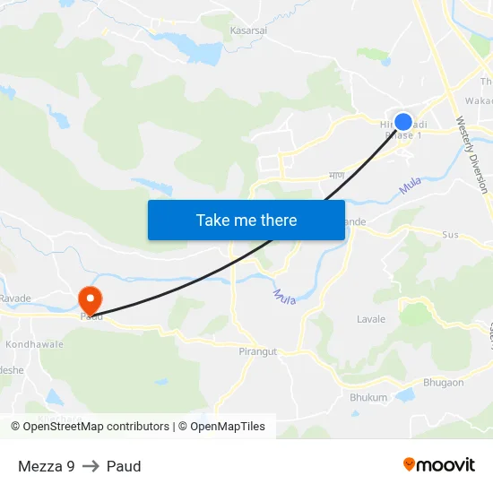 मेज़्ज़ा 9 to पौड map