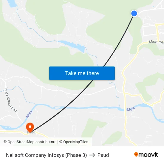 नीलसॉफ्ट कंपनी इन्फोसिस (फेज 3) to पौड map