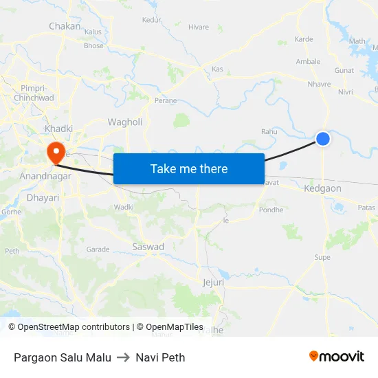 परगांव सालू मालू to नवी पेठ map