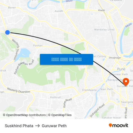 सुसखिंद फाटा to गुरुवार पेठ map