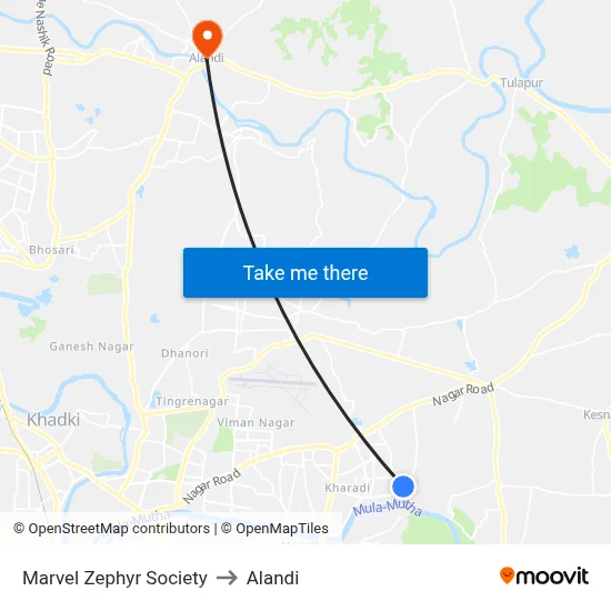 मार्वल ज़ेफिर सोसाइटी to अलंदी map