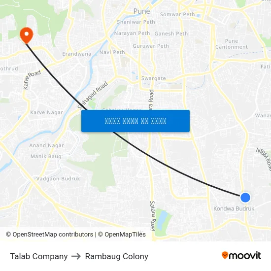 तलाब कंपनी to रामबाग कॉलोनी map