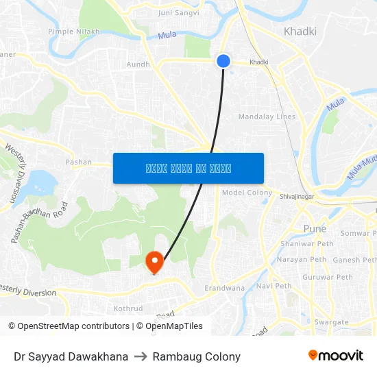डॉ. सय्यद दवाखाना to रामबाग कॉलोनी map